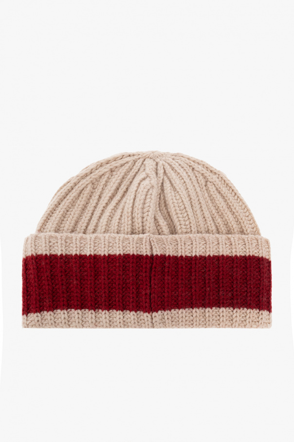 Wool beanie with logo Emporio Armani - SchaferandweinerShops KR